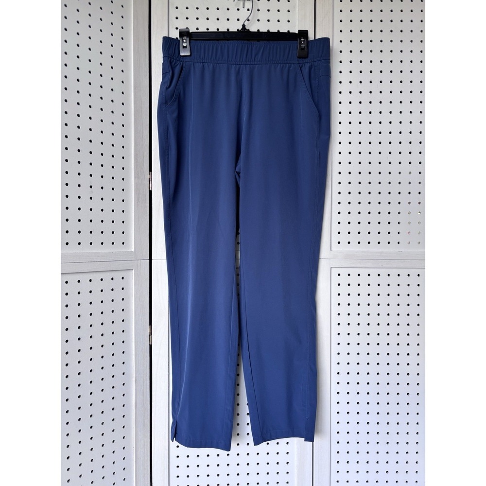 Eddie Bauer Pants Women's LG BLUE Departure Ankle Pull-On‎ Pants 1583701 Stretch